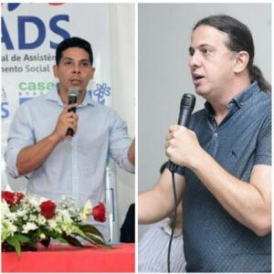 Vídeo: Prefeito Fábio Gentil desafia para debate Paulo Marinho Jr. que aparece de surpresa; Gentil não topou
