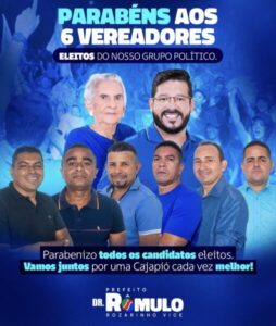 Prefeito Eleito de Cajapió, Dr. Rômulo, Parabeniza Vereadores Eleitos e Reafirma Compromisso com o Município