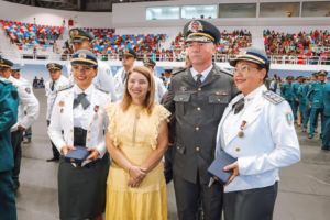 Iracema Vale prestigia solenidade que concede promoção para militares no Maranhão
