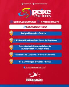 Programa Peixe para Todos leva tradição e solidariedade à população de Bequimão nesta Quinta-Feira Santa
