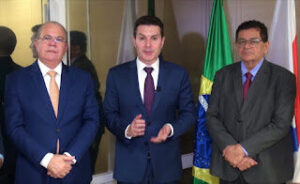 Hildo Rocha e prefeito Aluísio se reúnem com o Ministro Jader Filho para tratar sobre conclusão das casas do Residencial Jardim Aulidia e novos investimentos para Açailândia