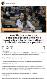 Advogada Sâmara Braúna detona Projeto da ex-suplente de Senadora Ana Paula