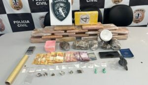 Na grande ilha, Polícia Civil apreende quase 20kg de drogas; um homem foi preso