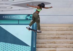 Rayssa Leal faz história outra vez e conquista o bronze no skate street das Olimpíadas de Paris