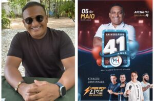 Empresário Márcio Hominho confirma Super Pop Live para comemorar o seu aniversário em Bacuri