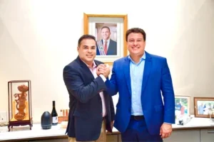 Pré-candidato a prefeito, Joãozinho Pavão e Felipe Camarão tratam de melhorias para Santa Helena