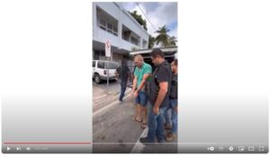 VÍDEO: Homem que matou Pacovan é apresentado na SHPP, na Avenida Beira-Mar em São Luís