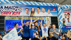 Na maior convenção partidária de Santa Rita, Dr Milton Gonçalo é confirmado candidato a prefeito