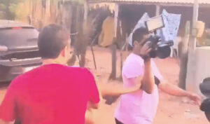 Imprensa é covardemente agredida por Marcos Miranda e sua esposa