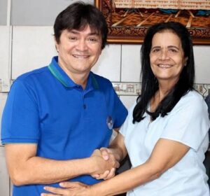 Vice-prefeita de Estreito, Verbena Macedo, anuncia rompimento com prefeito Léo Cunha