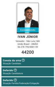 Candidato a vereador de São Luís tem chances reais de virar deputado federal a partir de 1º de janeiro de 2025