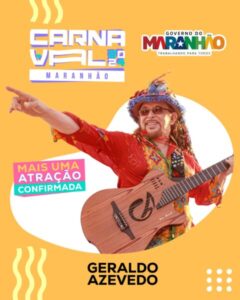 Geraldo Azevedo fará o show de encerramento do carnaval de São Luís promovido pelo Governo do Maranhão