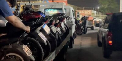 Apreensão de 64 motos marca operação rolezinho contra motoqueiros em São Luís