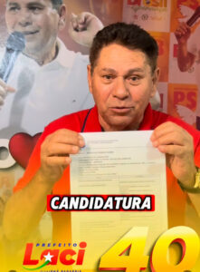Justiça Eleitoral confirma candidatura de Laci e reforça ficha limpa do ex-prefeito de Raposa