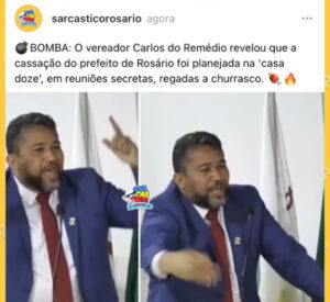 Vídeo! Vereador de Rosário denuncia: juiz federal Magno Linhares foi o autor intelectual de armação contra o prefeito de Rosário