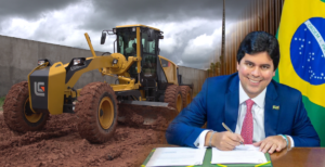 Santa Inês recebe nova máquina motoniveladora para melhorar infraestrutura viária