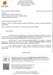 “Não ostenta a condição de policial militar, nem como reformado“, diz a PM do DF sobre Alessandro Martins