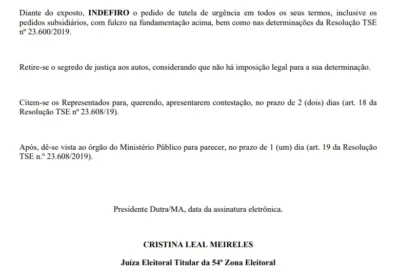 Justiça Eleitoral Indefere Pedido de Raimundinho da Audiolar para Impugnar Pesquisa em que Remy Soares lidera intenções de votos