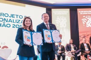 Iracema Vale prestigia lançamento do Plano Maranhão 2050