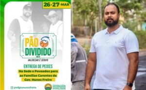 Secretário pega ‘carona’ em ação da prefeitura de Gov. Nunes Freire
