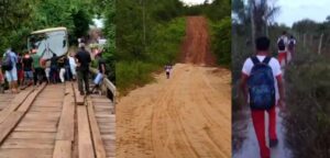 DESCASO! Crianças estão sem transporte escolar em Cachoeira Grande