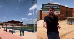 Pedro Lucas Fernandes visita Areninha e anuncia pavimentação em Arame