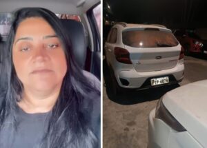 Candidata Roberta Barreto é seguida em Axixá e veículos são localizados na frente da casa da atual prefeita