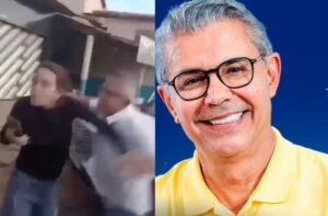 COVARDE! Candidato Jailson Fausto agride mulher que declarou apoio à oposição em Lima Campos