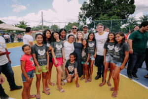 Deputada Iracema Vale prestigia entrega de obras em Belágua