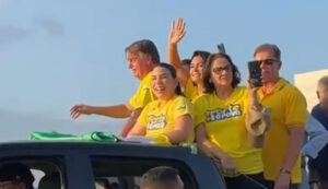 Bolsonaro chega a Imperatriz para campanha de Mariana Carvalho; São Luís é dúvida