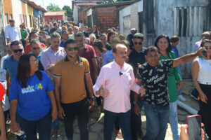Prefeitura de Ribamar entrega bairro Mangueirão pavimentado