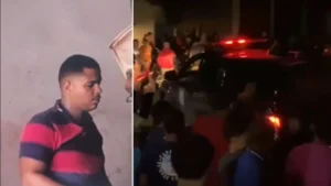 População cerca delegacia após prisão de suspeito por estupro de criança