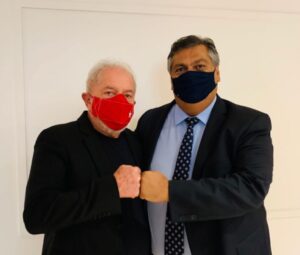 Lula e Dino juntos para conversar
