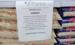 Supermercados pelo país limitam venda de arroz