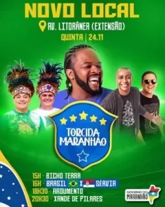 Governo do Maranhão transfere eventos dos jogos do Brasil para a Litorânea