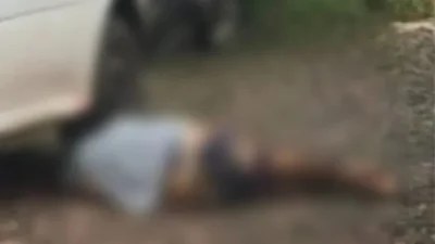 Pai e filha são executados a tiros na porta de casa