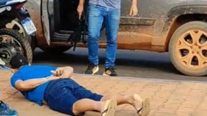 Homem preso em Lago da Pedra por envolvimento em assalto a carro-forte