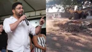 Prefeito de Peritoró é acusado de demolir lanchonete após dona adiar reunião com ele