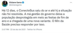 A coragem de Eliziane Gama…