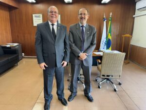 Água para quem precisa foi assunto de reunião entre deputado Hildo Rocha e Alexandre Motta, presidente da Funasa