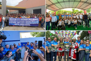 Rigo Teles e Carlos Brandão inauguram obras em Barra do Corda