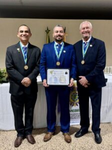 Vereador Major Roberto assume cadeira na Academia de Letras dos Militares Estaduais do Brasil