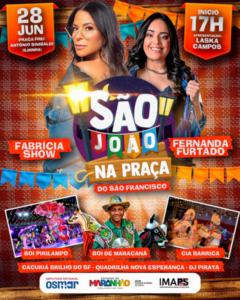 Osmar Filho realiza a segunda edição do “São João na Praça” nesta quarta-feira