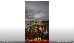 VÍDEO: Arrastão de Laci leva milhares às ruas de Raposa a uma semana das eleições