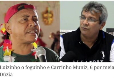 Hoje é dia de TBT (Quinta-feira do retorno), Dois cânceres de São Bento vão se candidatar a deputados para serem bucha de canhão
