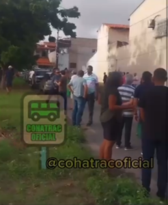 Oposição em São José de Ribamar faz manifestação contra a construção de uma creche no bairro Cohatrac