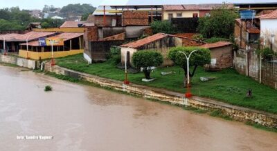 Rio Mearim sobe rapidamente e ameaça alagar Pedreiras e Trizidela do Vale