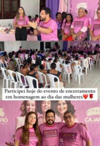 Cajapió Celebra Dia das Mulheres com Evento Marcante de Encerramento e Presença de Pré-Candidato a Prefeito, Dr. Rômulo