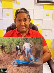 SEM PREFEITO, MORADORES RECUPERAM ESTRADA NA ZONA RURAL DE PEDRO DO ROSÁRIO