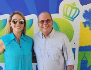 Ao lado de Sâmia Moreira, Hildo Rocha participa de ações alusivas aos 112 anos de fundação de Santa Quitéri